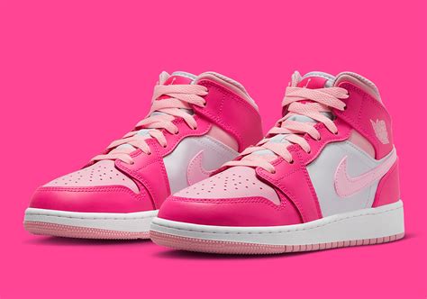 jordan 1s mid pink white